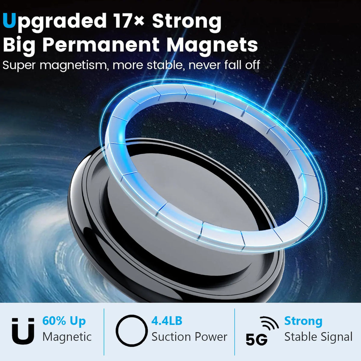 Foldable Car Phone Holder Windshield Mount detail view