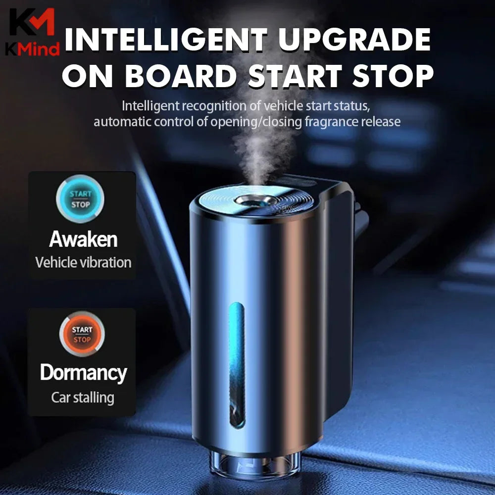 K&M Car Air Freshener Diffuser, Electric Vent Clip Humidifier Mist Aromatherapy for Removing Odors, Car Accessories