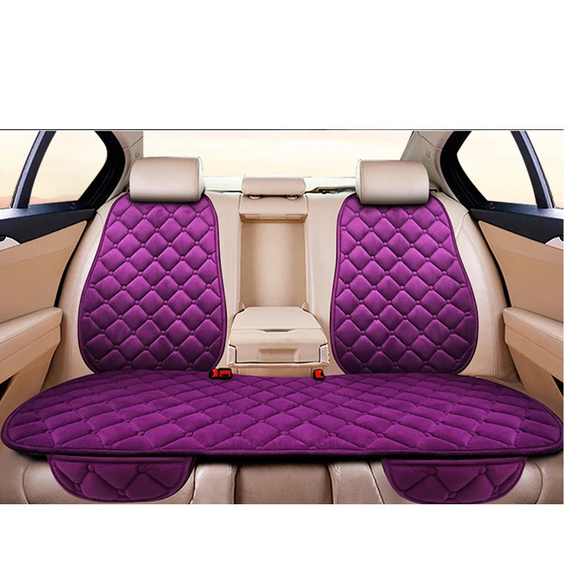 Car Seat Cushion Universal Winter Warm Rear Seat Cover lifestyle view