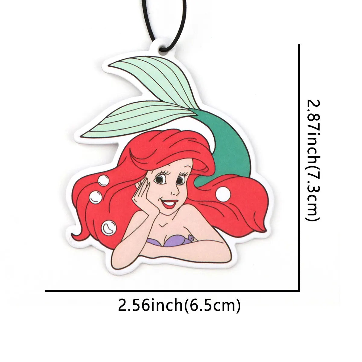 Fairy Tale Princess Solid Perfume Hanging Car Air Freshener | Lovely Paper Scented Decor detail view