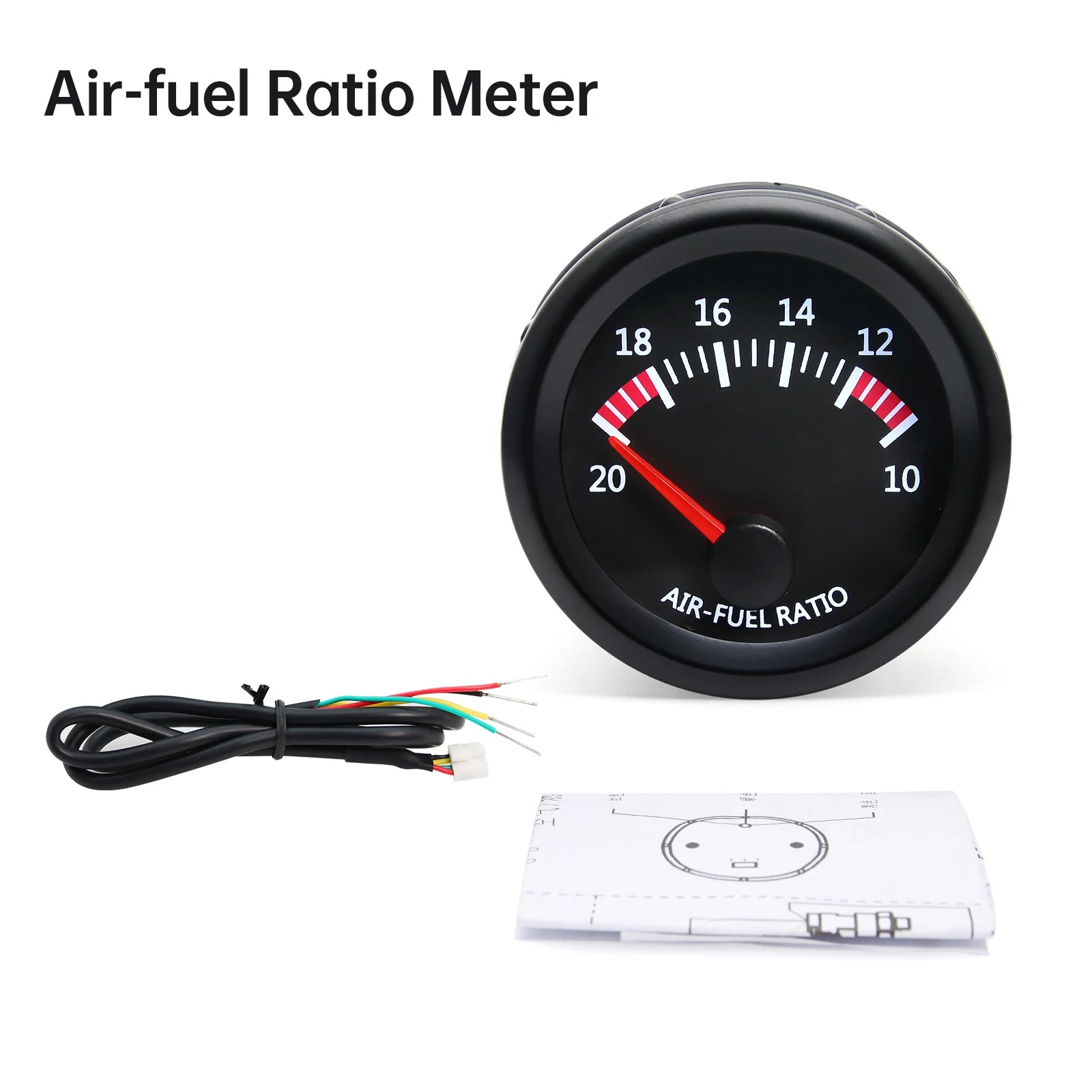 52mm 2 Inch Car Gauge Set | Water Temp Oil Temp Oil Pressure Voltmeter Boost Exhaust Gau detail view