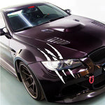 Ghost Claw Scratch Car Sticker PVC detail view