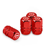 4Pcs Metal Car Wheel Tire Valve Caps | Dustproof Cover for Opel Models additional angle