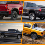 Universal 4PCS Truck Mud Flaps Heat-Resistant Car Splash Guards Trucks Mud Guards W additional angle