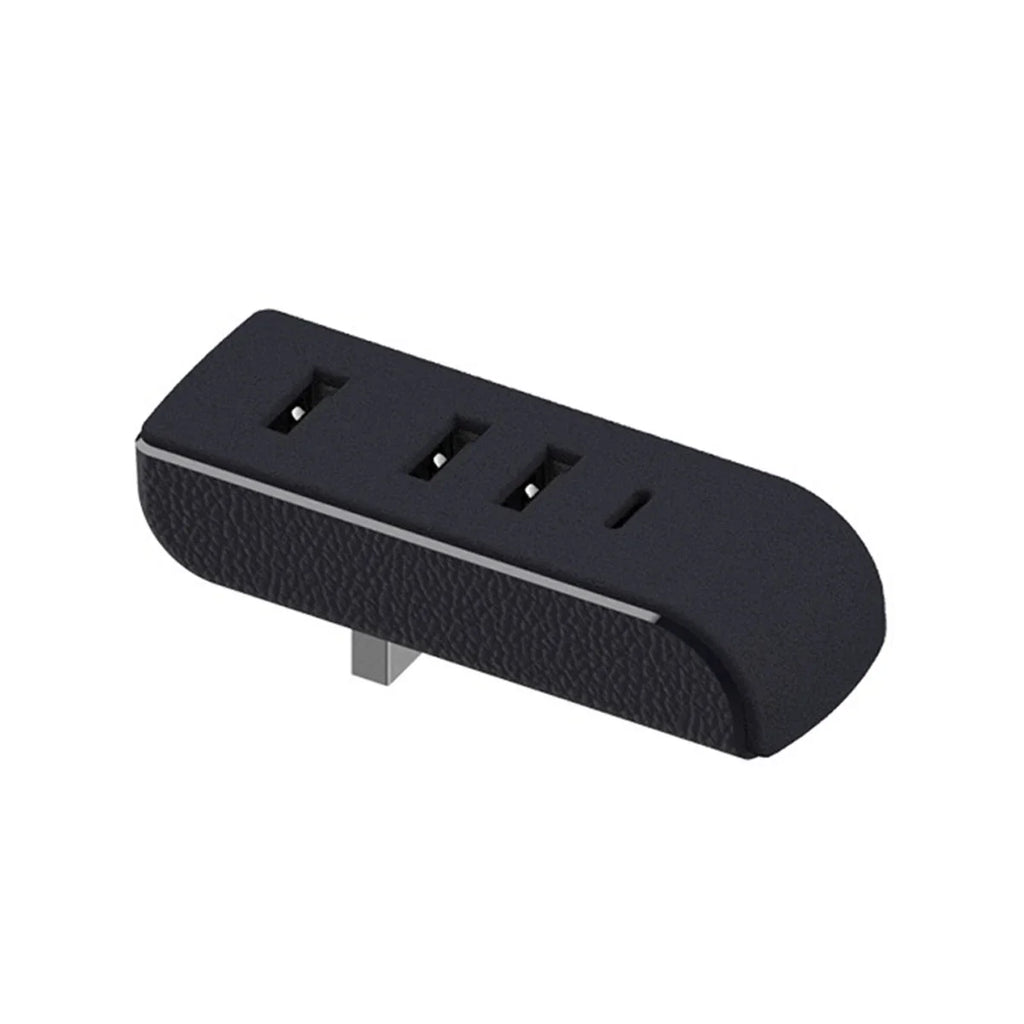 Car Atmosphere Light Strip with 30s Auto OFF Module | USB Expansion Dock for Tesla Mod close-up view