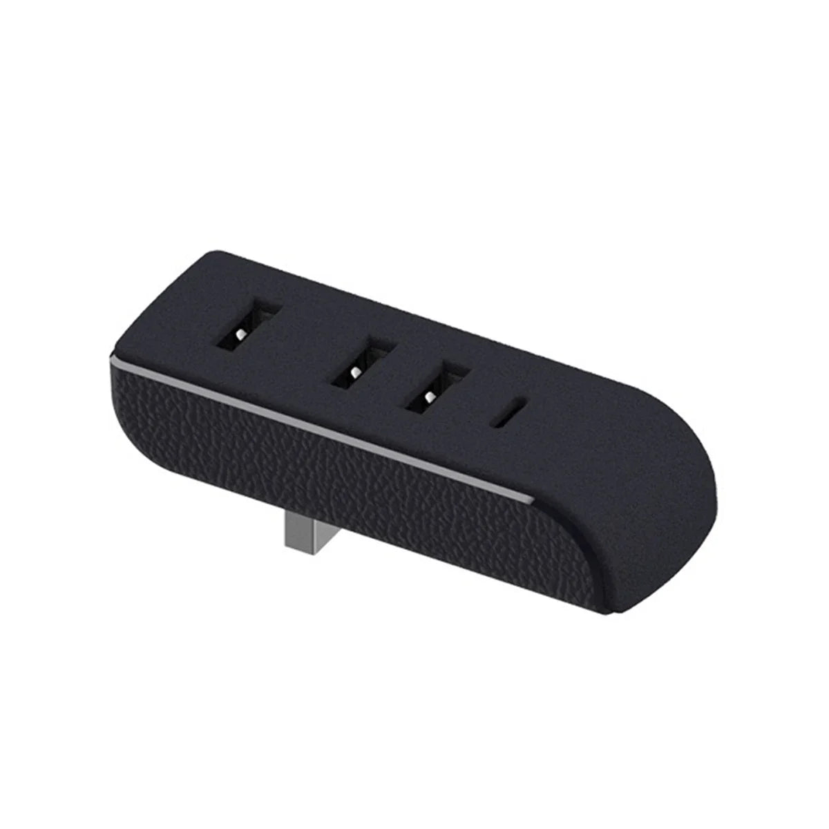 Car Atmosphere Light Strip with 30s Auto OFF Module | USB Expansion Dock for Tesla Mod close-up view