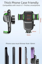Cell Phone Holder Car, Windshield/Dashboard/Window Car Phone Holder Mount, Suction Cu lifestyle view