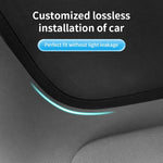 Car Ice Cloth Buckle Sunshade for Tesla Model Y Juniper 2025 | Sun Roof Interior Acces close-up view