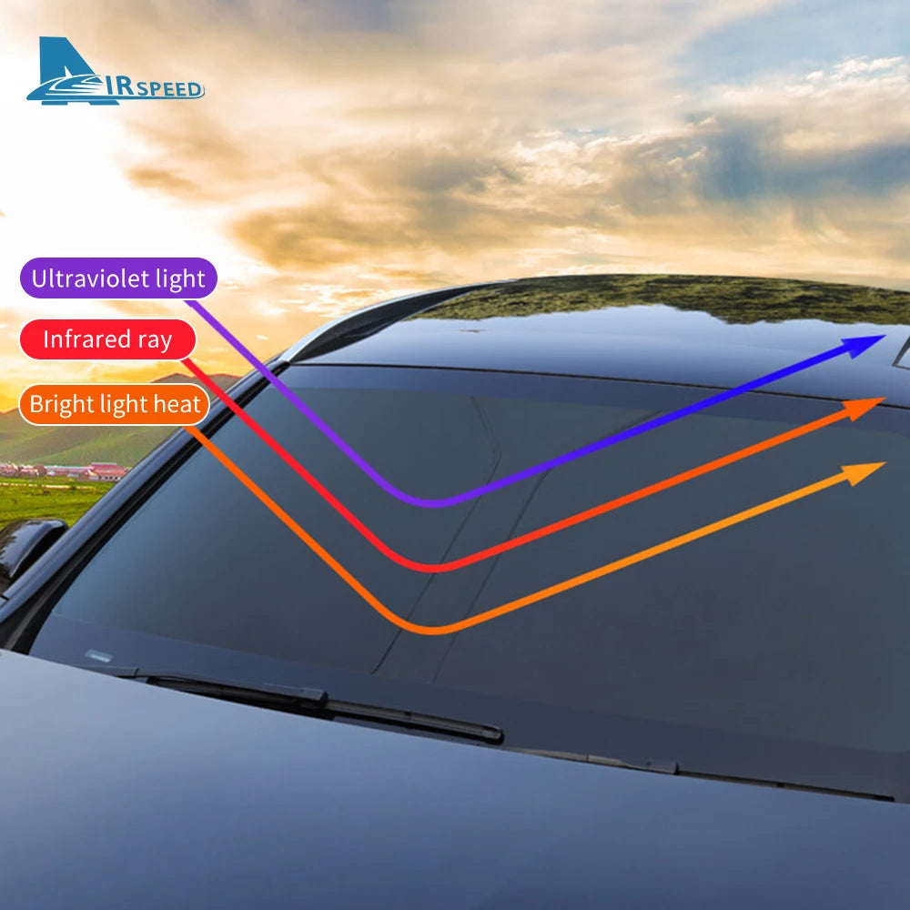 Foldable Sun Umbrella for BMW X1 U11 2022-2023 IX1 | Windshield Sun Shade with Anti-U lifestyle view