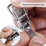 4pcs Duck-mouth Buckle Stainless Steel Vintage Mini Lock Chest Box Gift Suitcase Case Bu detail view