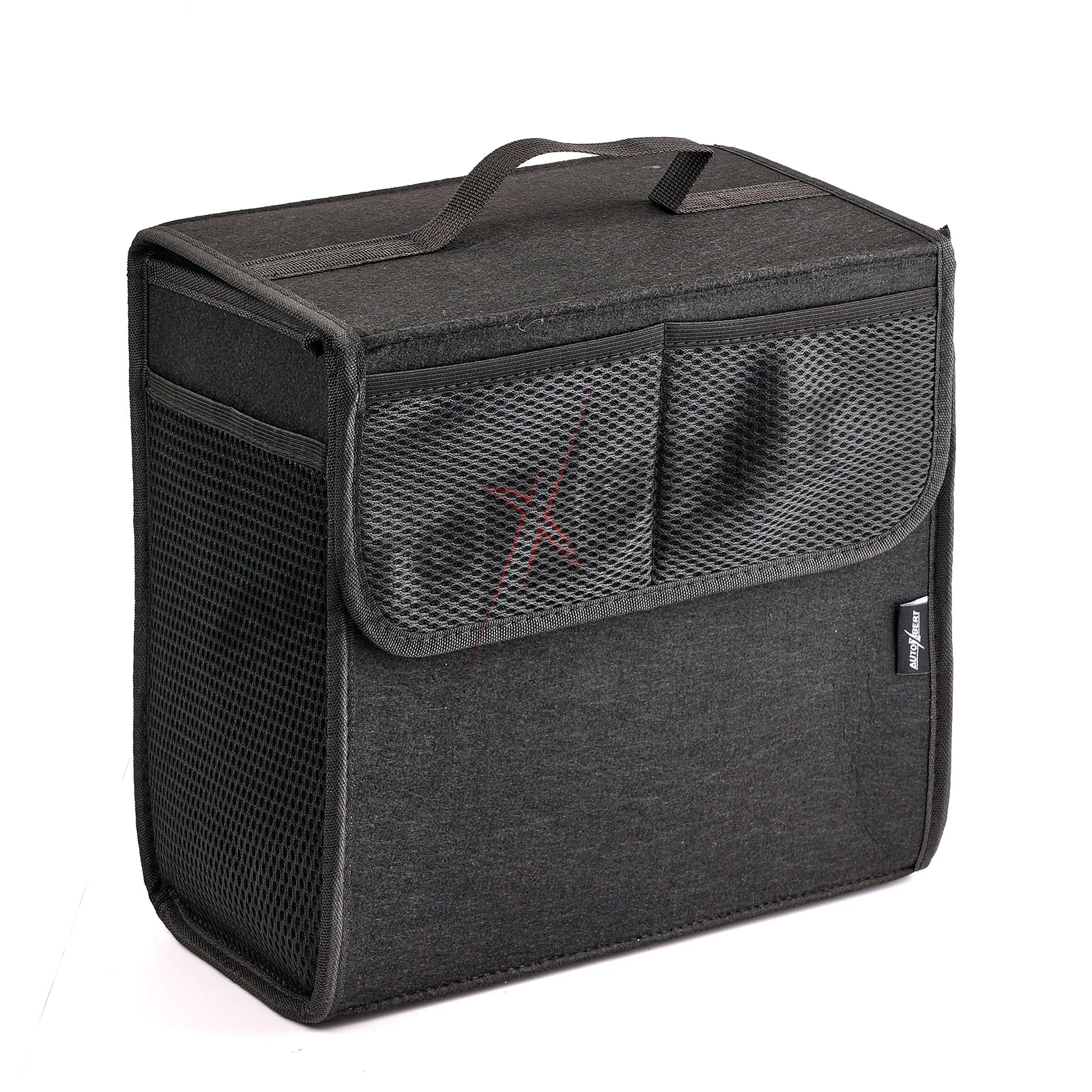 Car Trunk Organizer Felt Boot Organizer Storage Bag | Universal Collapsible Cargo Box lifestyle view