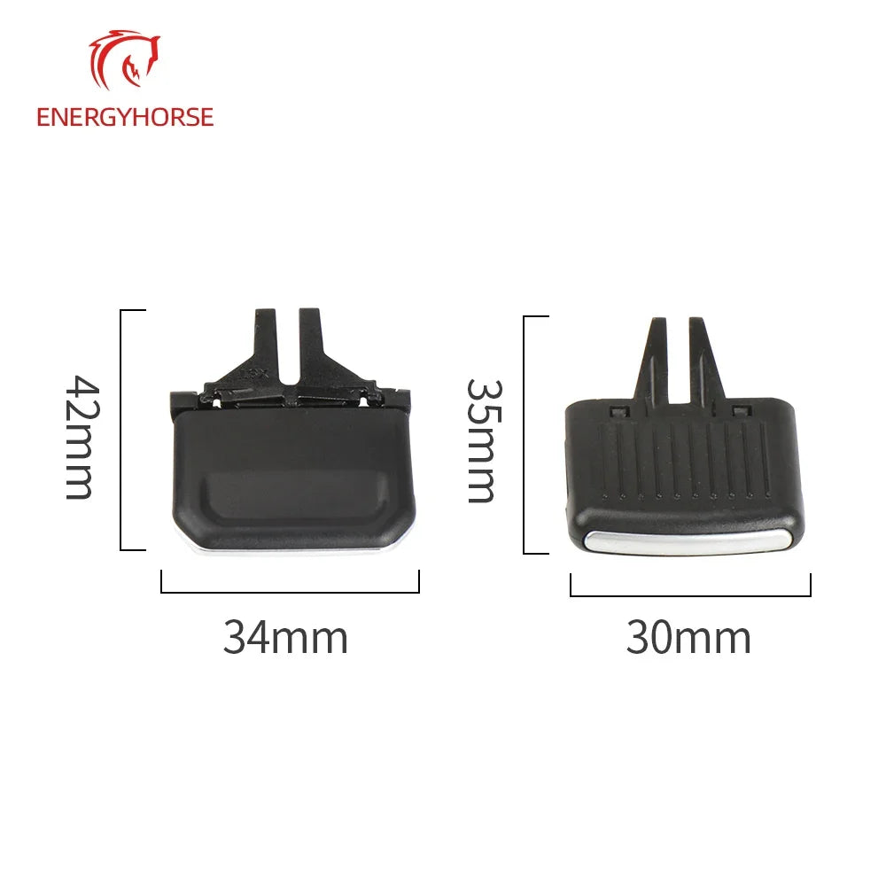 1PC Black ABS Front Air Conditioning A/C Air Vent Outlet Tab Clip Repair Kit For Volkswagen Sagitar