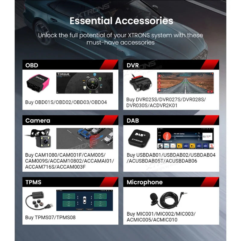 XTRONS DVR HD Camera With ADAS Function Car DVR Video Recorder Dash Cam Wide-Angle Lens Loop Recording