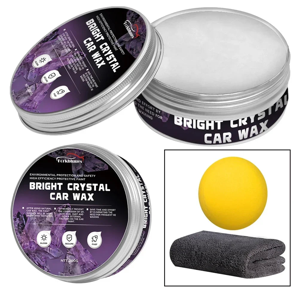 Car Wax Crystal Plating Set | Auto Nano Ceramic Coating Scratch Removal Agent additional angle