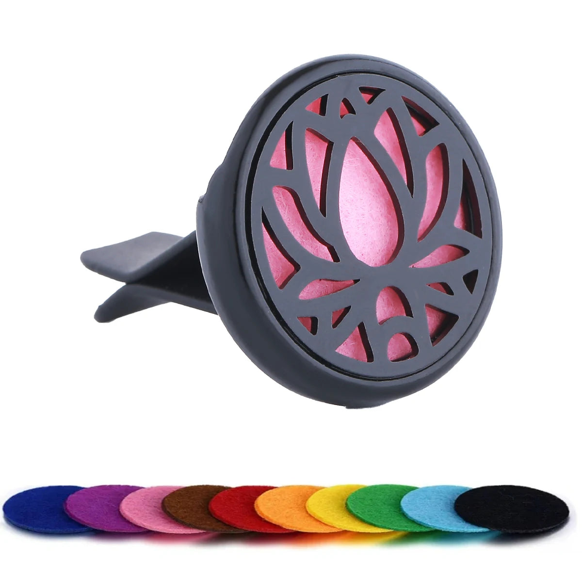 Refillable Car Air Freshener | Vent Clip Diffuser with 10 Gaskets alternate view