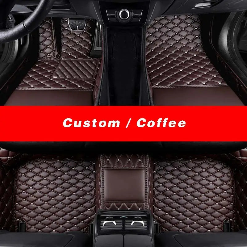 Custom Car Floor Mats For Mercedes Benz GLA GLB GLC GLB-AMG X156 H247 X247 X253 Auto C close-up view