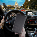 Car Registration & Insurance Card Holder with Magnetic Shut, Vehicle Glove Box Car Org close-up view