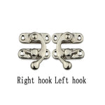 4pcs Box Toggle Latch Hasp Hook Lock Closure for Wooden Jewelry Chest Gift Wine Case alternate view