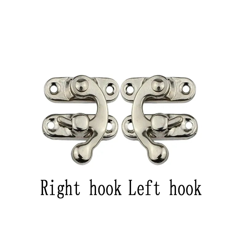4pcs Box Toggle Latch Hasp Hook Lock Closure for Wooden Jewelry Chest Gift Wine Case alternate view