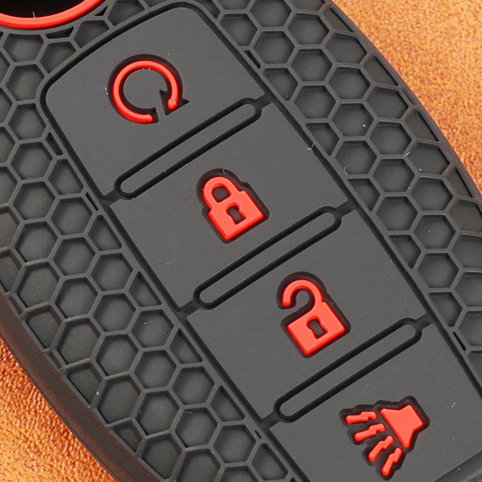 4 Button Remote Key Fob Ring Chain Case Cover Holder Shell Silicone For Nissan Titan XD Leaf Rogue Altima Maxima Versa 2020 2021