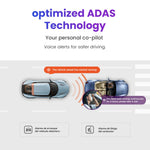 DDPAI N5 Dual 4K Dash Cam Front and Rear Ultra HD Dash Camera with NightVIS ADAS GPS lifestyle view
