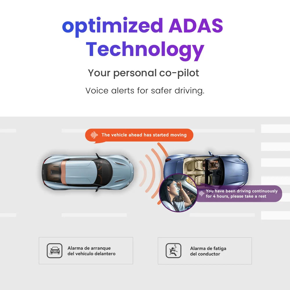 DDPAI N5 Dual 4K Dash Cam Front and Rear Ultra HD Dash Camera with NightVIS ADAS GPS lifestyle view