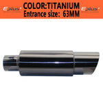 EPLUS Car and Motorcycle Exhaust Pipe Muffler Tail Pipe | Universal Stainless Steel Exha detail view