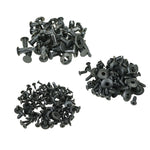 YUEYANG 200pcs 6mm 8mm 10mm Hole Car Decorative Panel Clip Hybrid Body Bumper Mudguard Door Panel Decorative Rivet