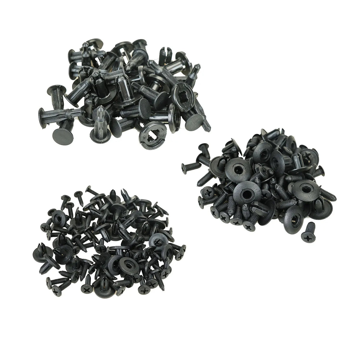 YUEYANG 200pcs 6mm 8mm 10mm Hole Car Decorative Panel Clip Hybrid Body Bumper Mudguard Door Panel Decorative Rivet