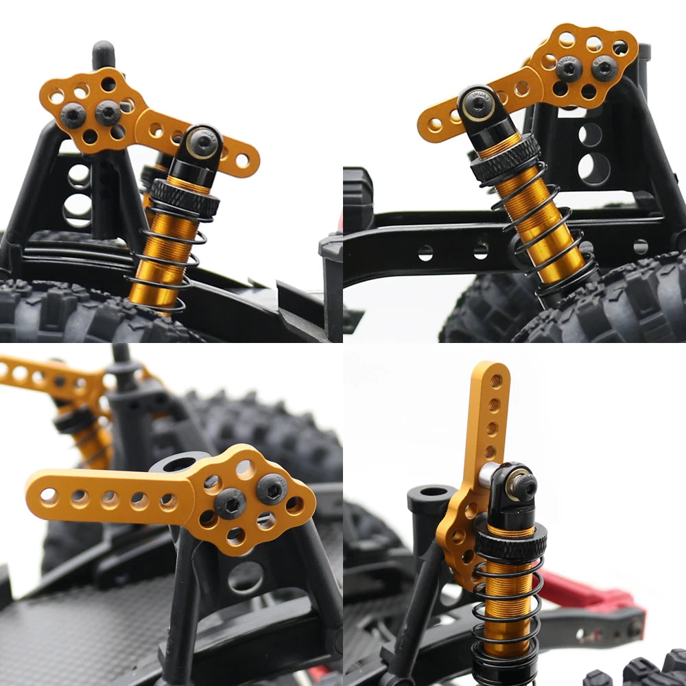 Aluminum Shock Absorber Mount for 1/10 RC Crawler Axial SCX10 90046 90047 D90 D110 detail view