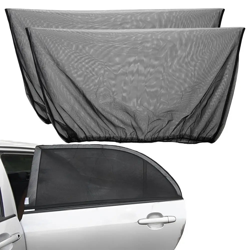 Car Side Window Sunshade Mesh Curtains 2 Pcs alternate view