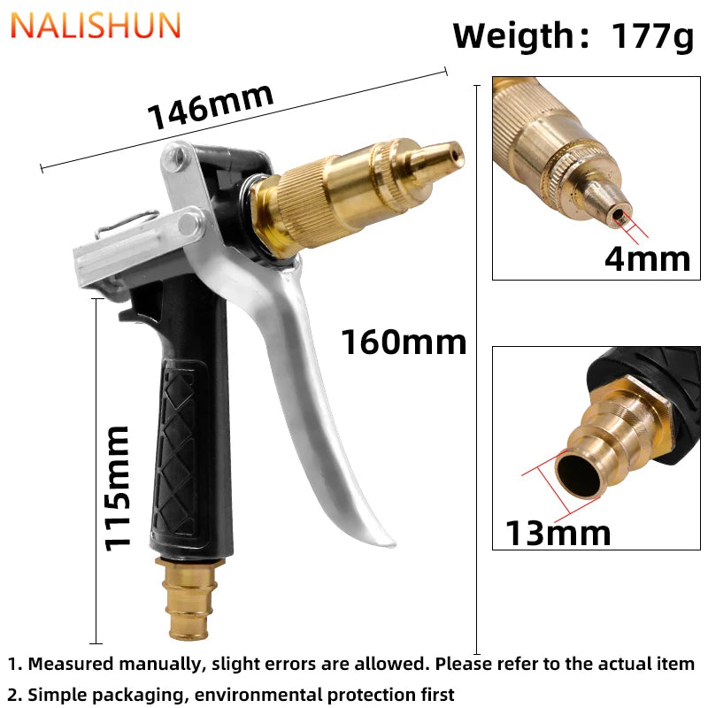High Pressure Car Wash Water Gun | Metal Nozzle with Copper Interface lifestyle view