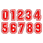 Car Sticker No Background Figures 0 1 2 3 4 5 6 7 8 9 Racing Number Helmet Racing Vinyl Decals Motorcycle Accessories Sticker