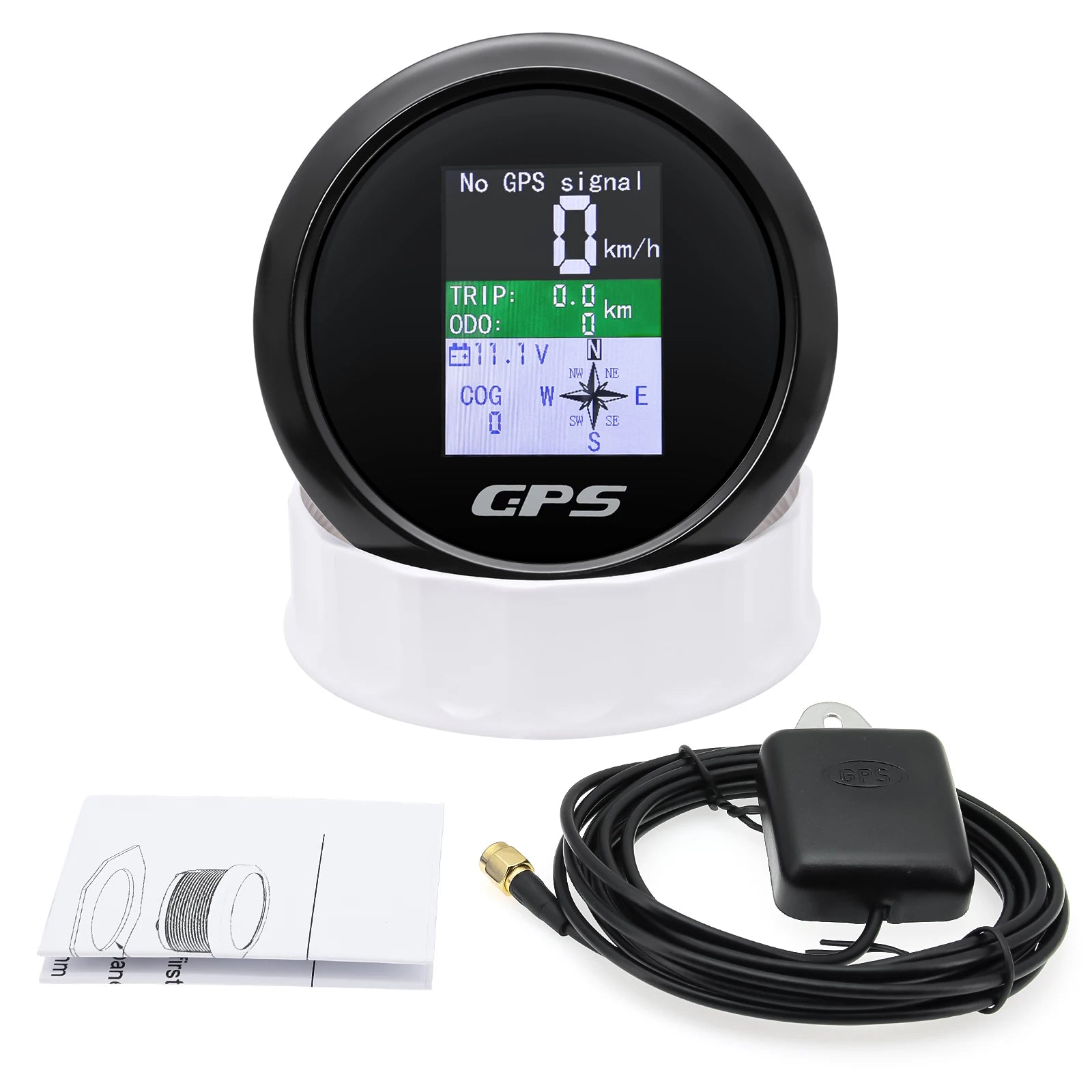 85mm Digital GPS Speedometer Odometer | Universal 12V 24V for Car Boat Motorcycle alternate view