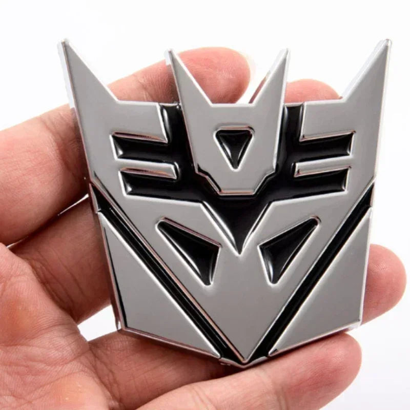 Transformers 3D Car Stickers Autobots Decepticons Logo Badge