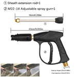 Professional Adjustable 4000psi Car Wash Trigger Gun | 1/4 Quick Connector High-Pre additional angle