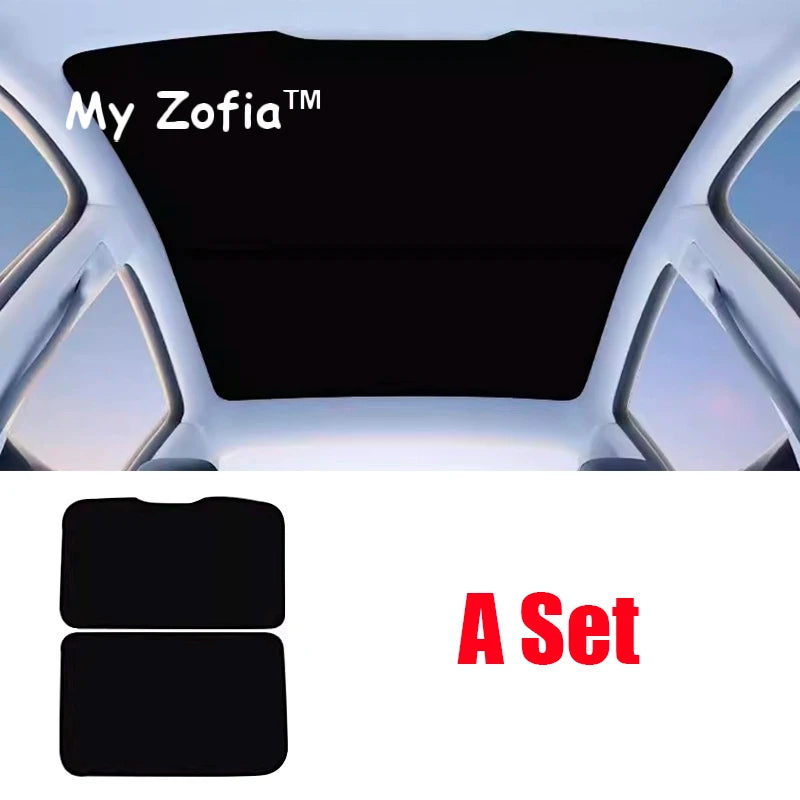 For Xpeng G6 2024 2025 2026 Sun Shade | Car Sunroof Sun Visor Curtain detail view