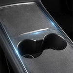 Suede Central Panel Sticker for Tesla Model 3 Y 2021-2023 Model Y Juniper / 3 Highland 2024-2026 Center Console Protector Cover