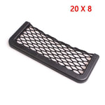 Car Net Pocket Phone Holder Storage Bag Auto Paste 8*15CM detail view