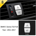 For BMW 5 Series F10 F11 520i Carbon Fiber Central Armrest Box Cover Storage Box Gear Position Panel Decoration Cover Auto Parts