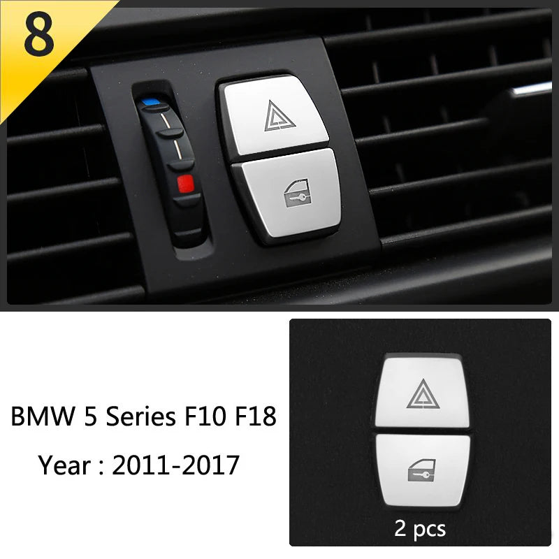 For BMW 5 Series F10 F11 520i Carbon Fiber Central Armrest Box Cover Storage Box Gear Position Panel Decoration Cover Auto Parts