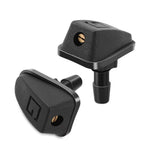 Car Windshield Washer Nozzle Jet Set Black 2 Pcs close-up view