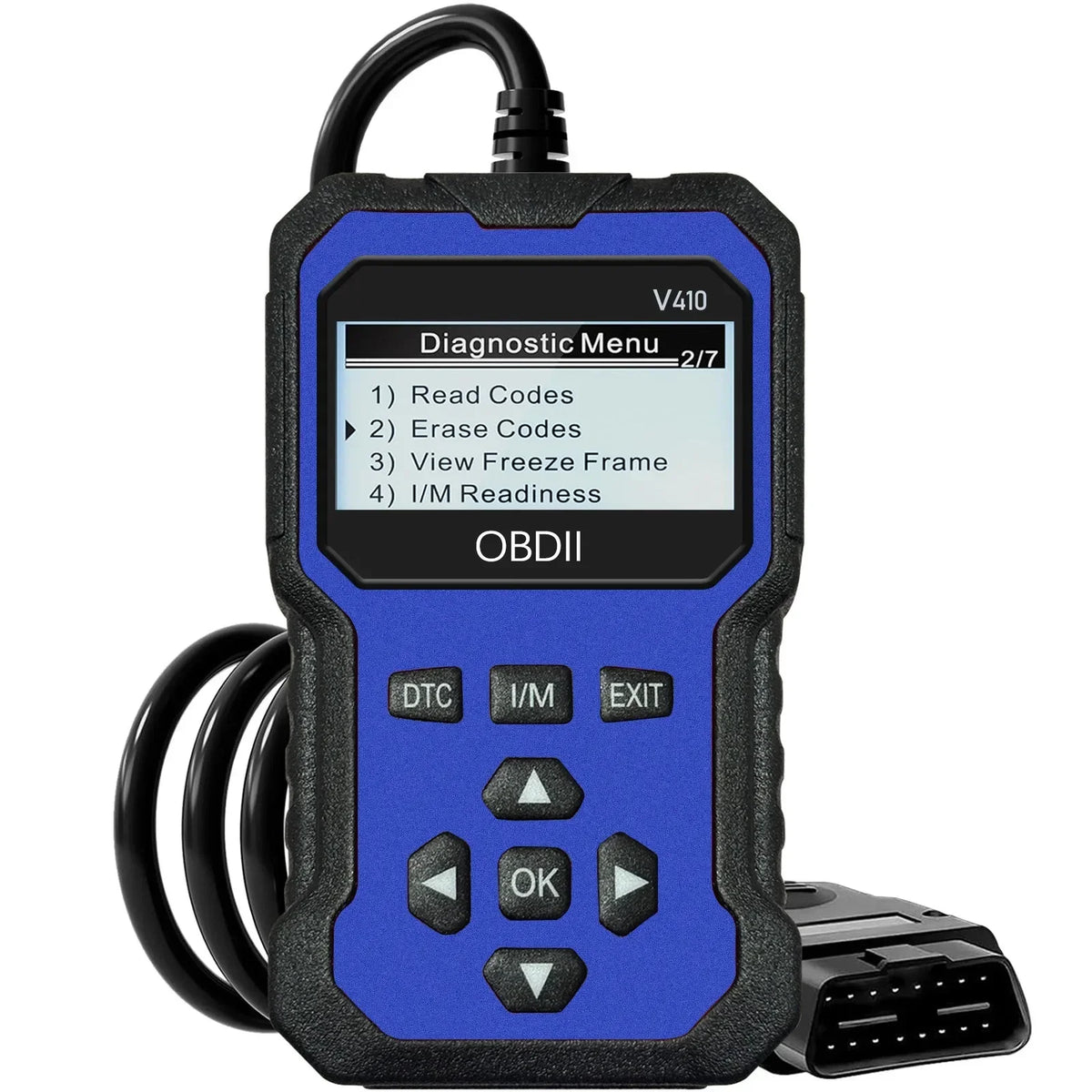 Obd2 Automotive Scanner diagnostic tool, engine fault recognizer. Diagnose all obd pro close-up view