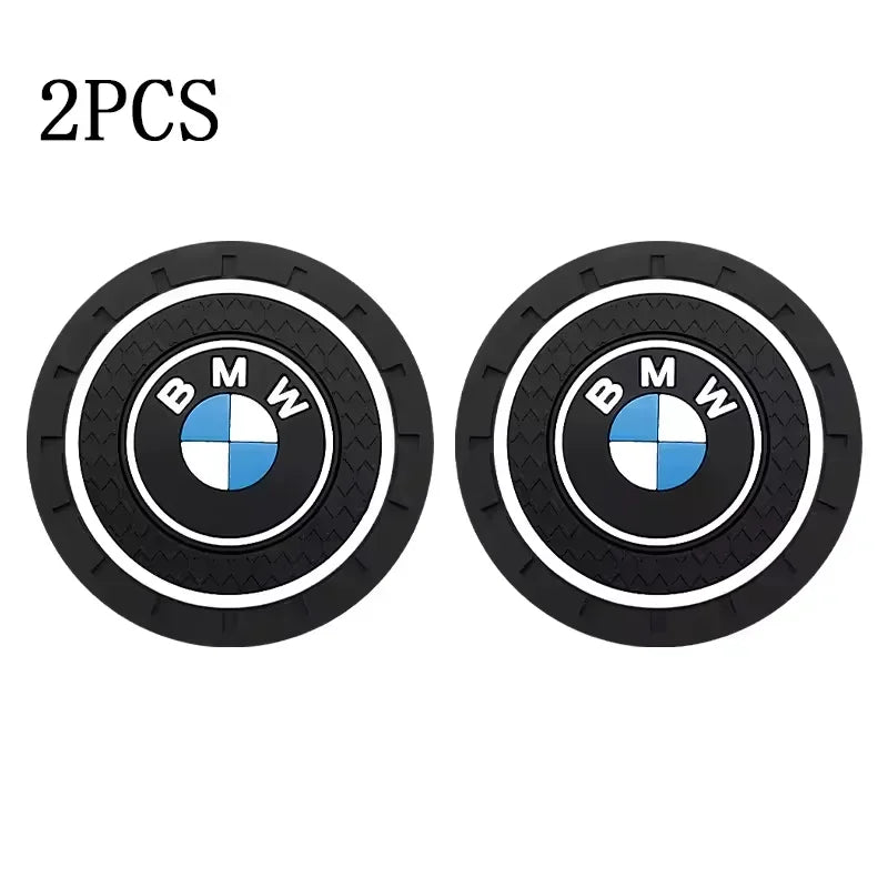 2Pcs For Bmw M Performance E46 E90 E60 F30 F10 E39 F20 pendant Silica Gel Car Coaster alternate view