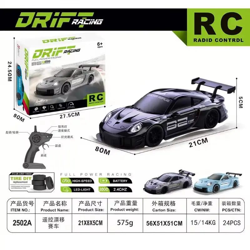 2026 New, Limited Edition Rc Drift GT3 RS 911 mi SU7 1:24 Drift Racing Car, Racing additional angle