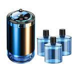 Car Diffuser Humidifier 5 Modes Car Humidifier Aromatherapy Diffusers Car Air Freshener USB Aromatherapy Essential Oil Air Freshener USB Cool Mist Mini Portable Diffuser For Car Home Office Bedroom with 3 Bottle Ocean Scent