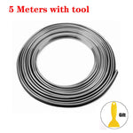 Car Moulding Decoration Flexible Strips1/3/5M Interior Auto Mouldings Car Cover Tri additional angle