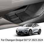 Black Car Center Console Storage Box for Changan Deepal S07 S7 2023 2024 2025 Interior Storage Box Auto Accessories