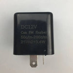 12V Speed Adjustable 2 Pin LED Electronic Flasher Relay for Motorcycle Turn Signal Direc detail view