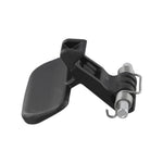 Black Armrest Box Latch Auto Armrest Box Accessory Zinc Alloy Central Console Handle Black Finish Direct Installation